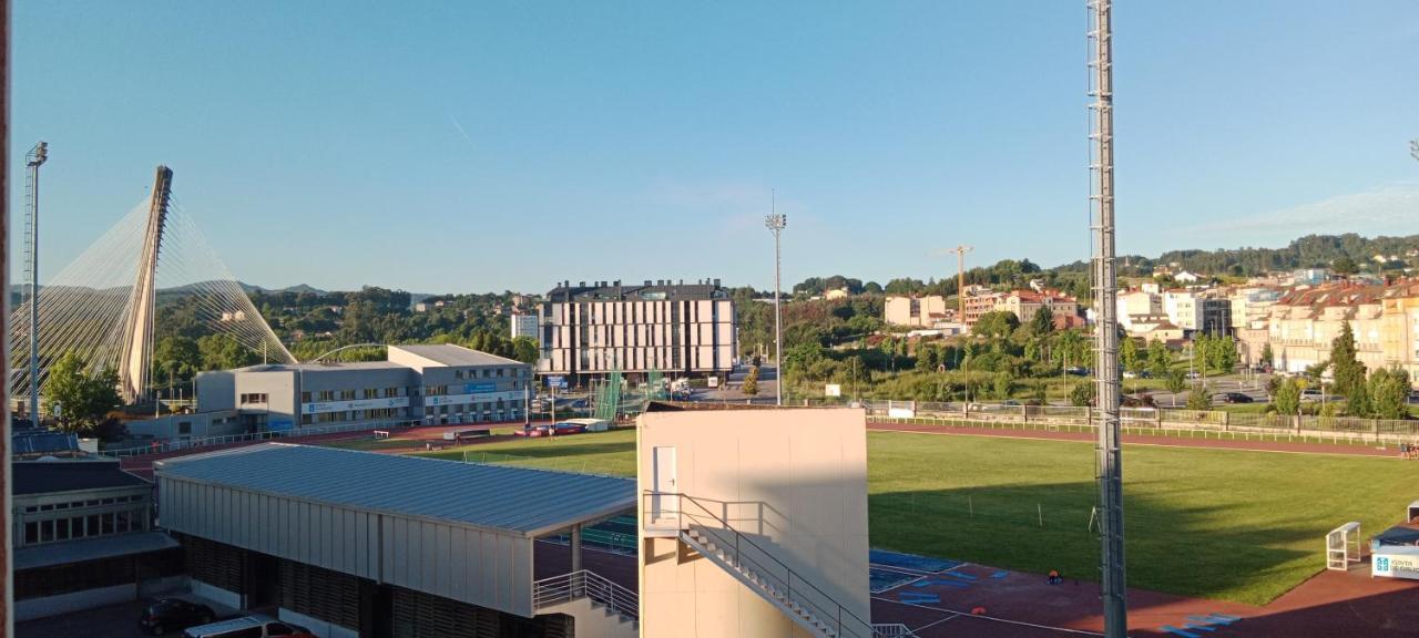 Apartamento Vistas a la pista de atletismo Pontevedra Exterior foto